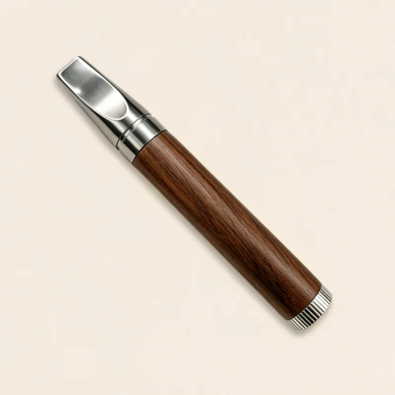 Adjusting the flat mouthpiece inhaler