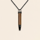 LAMKHOO Adjustable Airflow Flat-Tip Breathing Necklace - Premium Rosewood