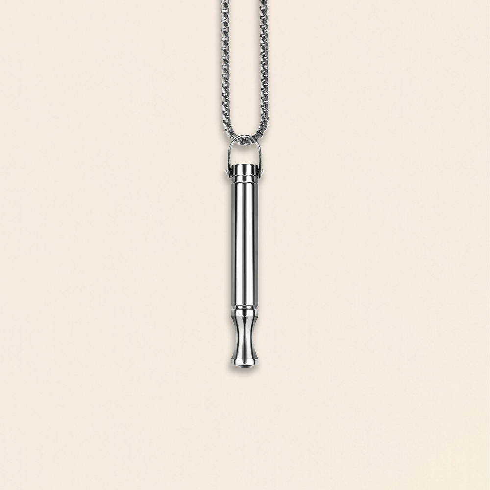 LAMKHOO Adjustable Airflow Round-Tip Breathing Necklace