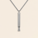LAMKHOO Classic Breathing Necklace - Silver